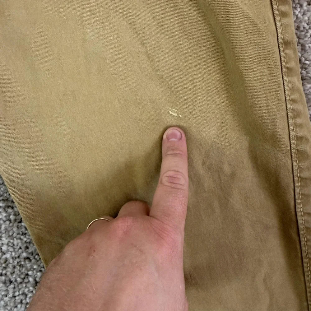 American Eagle Outfitters Active Flex Pants Mens 32x30 Beige Chino Stretch